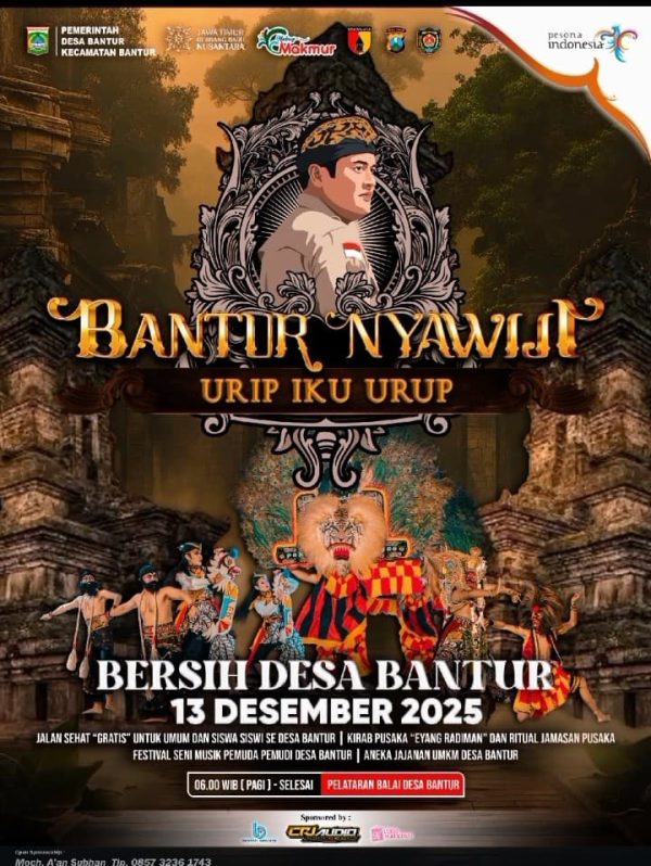 Bersih Desa Bantur 2025 Usung Tema “Bantur Nyawiji, Urip Iku Urup”