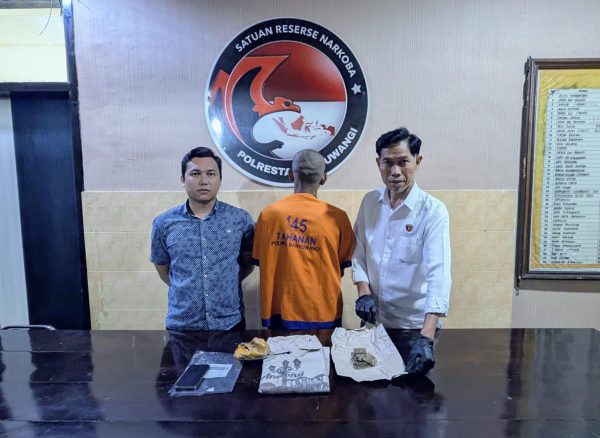 Polresta Banyuwangi Ungkap Peredaran Ganja Satu tersangka Diamankan