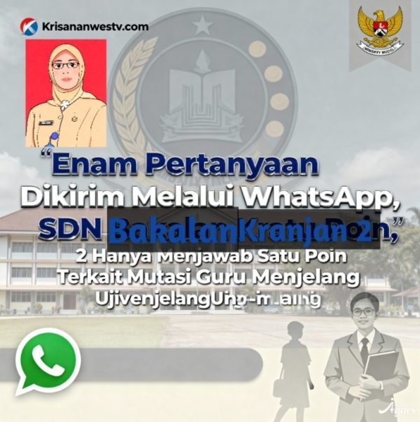 Enam Pertanyaan Dikirim via WhatsApp, SDN Bakalan Krajan 2 Hanya Menjawab Satu: Polemik Mutasi Guru Menjelang Ujian Makin Menguat