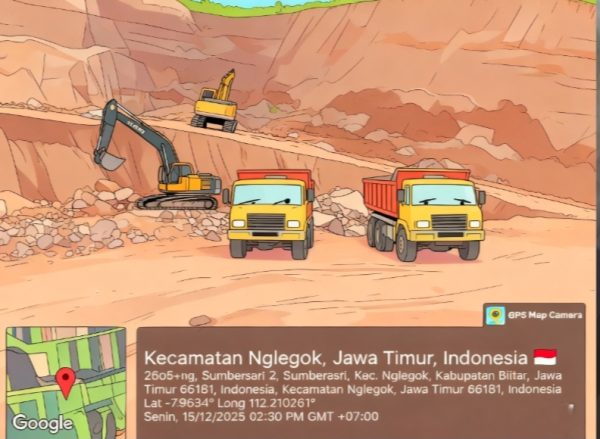 Aktivitas Tambang Ilegal di Lahan BBWS–Perhutani Nglegok Blitar Disorot Aktivis Lingkungan