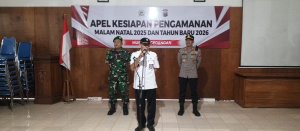 Doa Bersama Usai Apel Pengamanan Tahun Baru 2026, Polsek Gedangan Perkuat Sinergi Kamtibmas