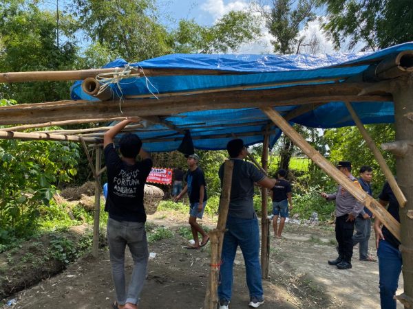Tindaklanjuti Dumas 303, Polsek Ngasem Tertibkan Dugaan Judi di Desa Kranggan Sobo