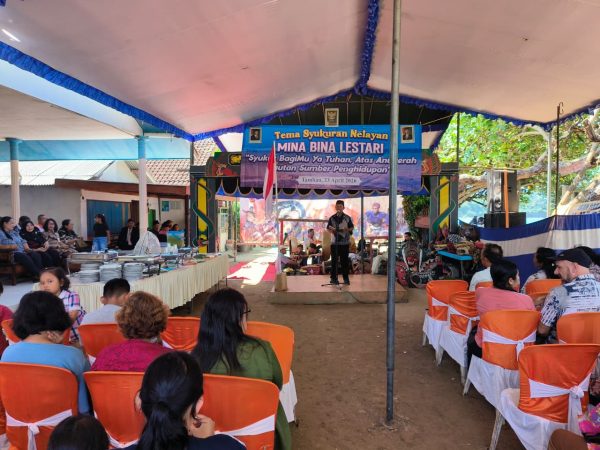 Tasyakuran Nelayan Tambakrejo, Wujud Syukur dan Kebersamaan yang Dijaga Aman oleh Polsek Sumawe