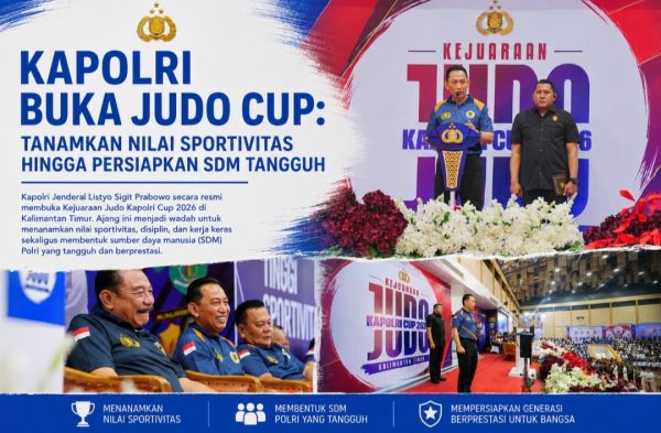 Kapolri Buka Judo Cup: Tanamkan Nilai Sportivitas hingga Persiapkan SDM Tangguh