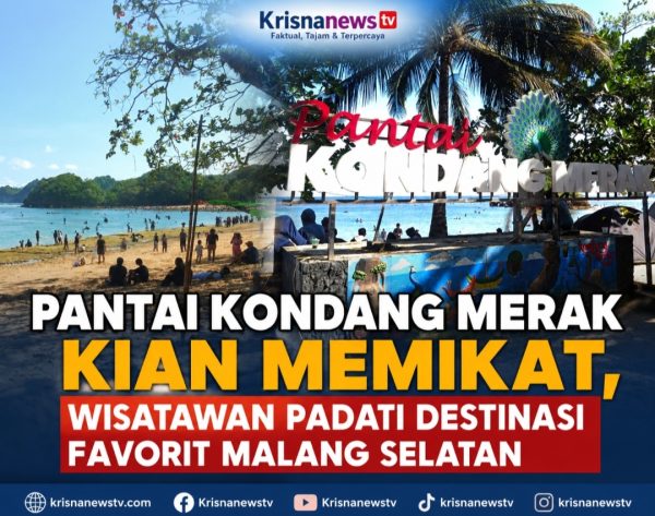 Pantai Kondang Merak Kian Memikat, Wisatawan Padati Destinasi Favorit Malang Selatan