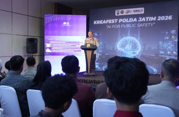 Hari Bhayangkara ke-80, Polda Jatim Dorong Pemanfaatan AI untuk Keamanan Publik Lewat KREAFEST 2026